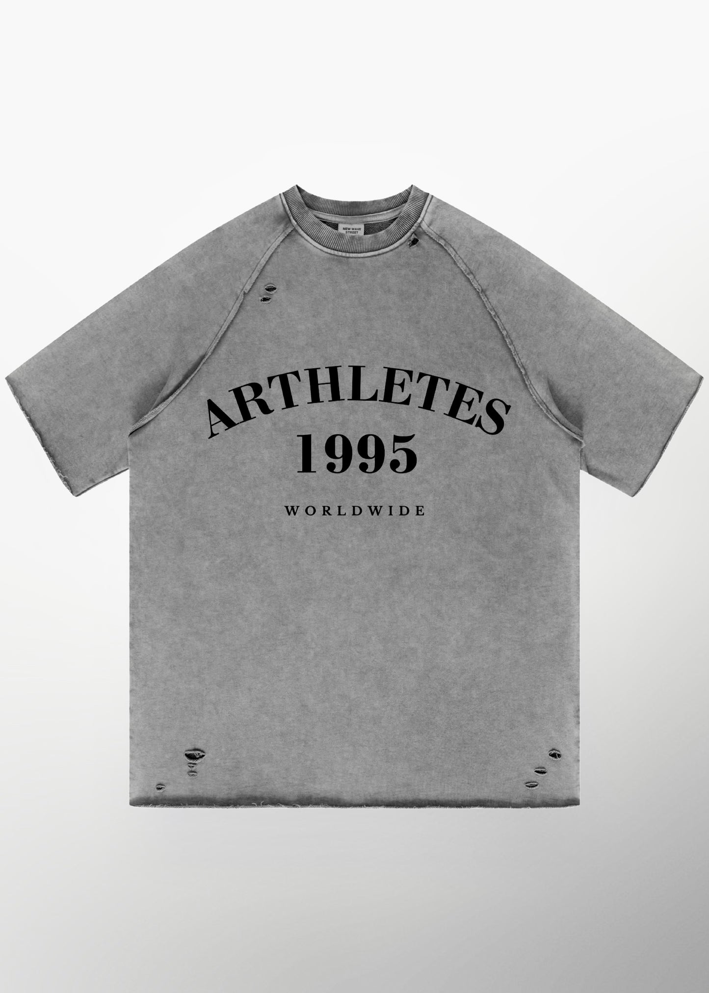 Crop Oversize- Grey