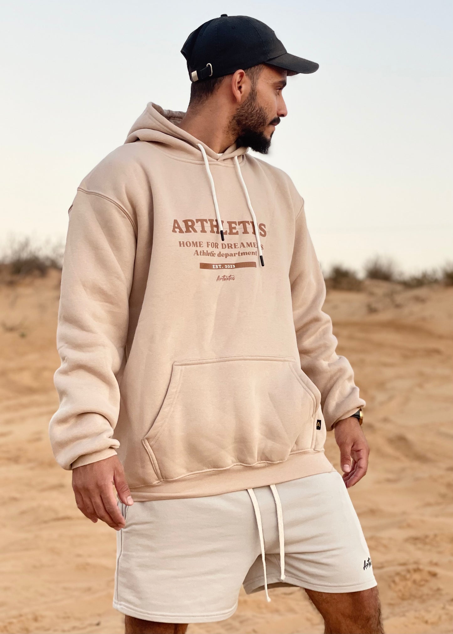 Athletic dept hoodie- biege