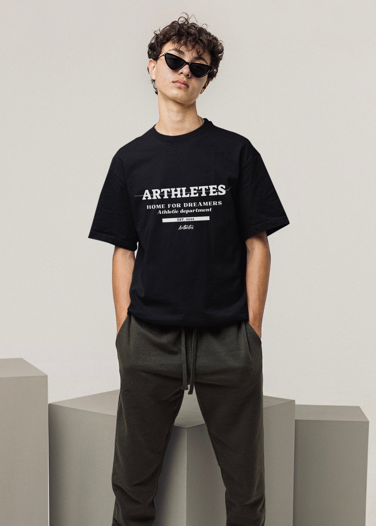 Athletic dept Oversize-Black