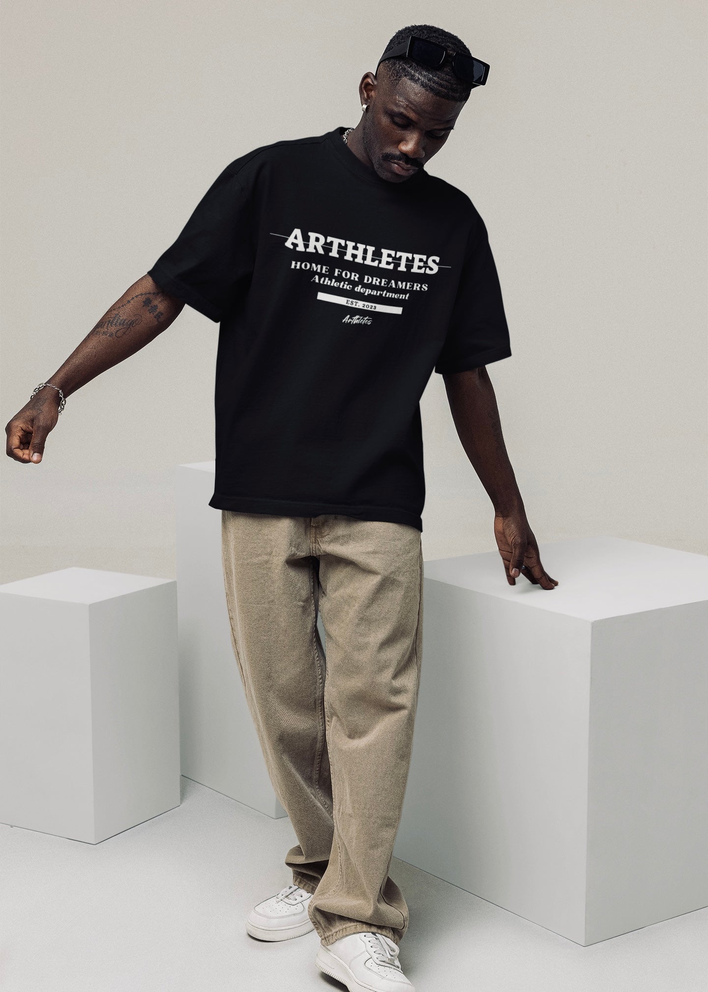Athletic dept Oversize-Black