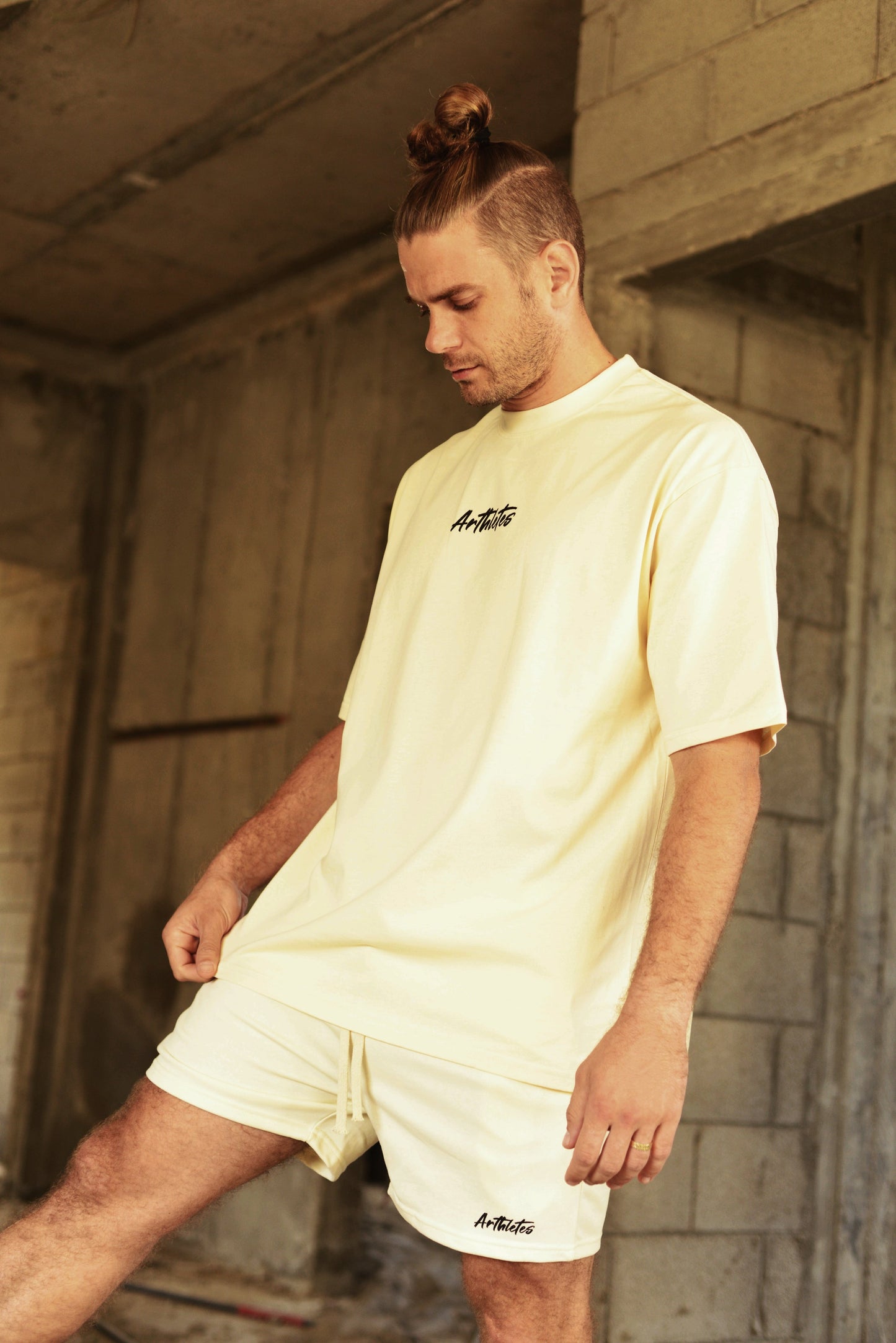 Arthletes shorts pants- Beige