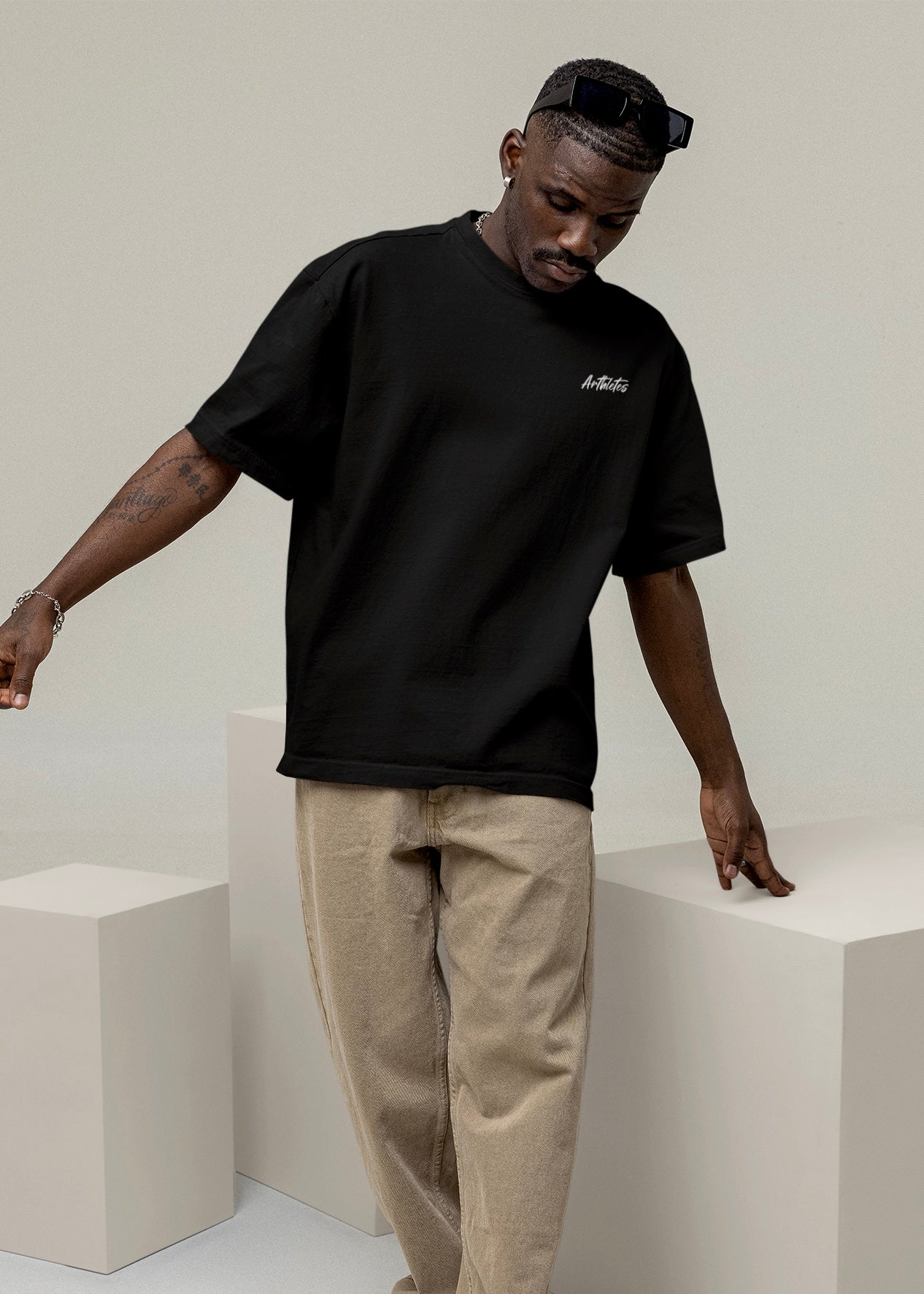 I‘M WORLDWIDE Oversize-Black