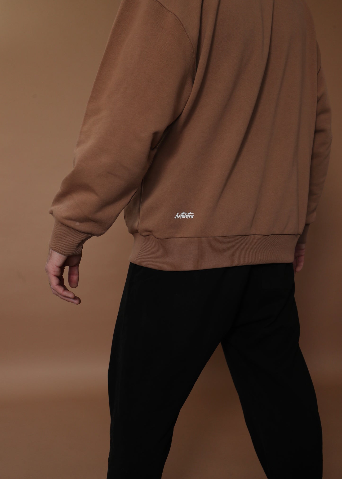 ONE STEP CLOSER oversize sweatshirt- coconut brown