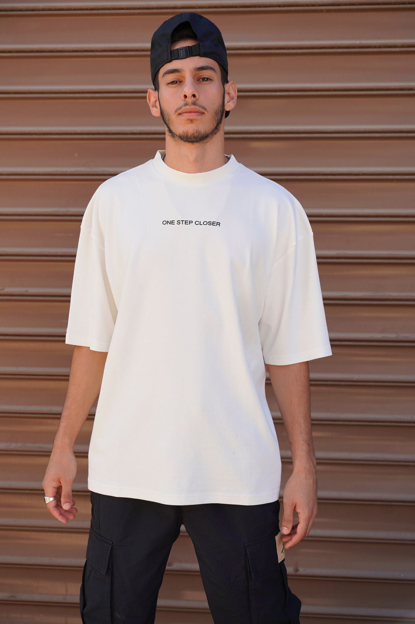 ONE STEP CLOSER Oversize White