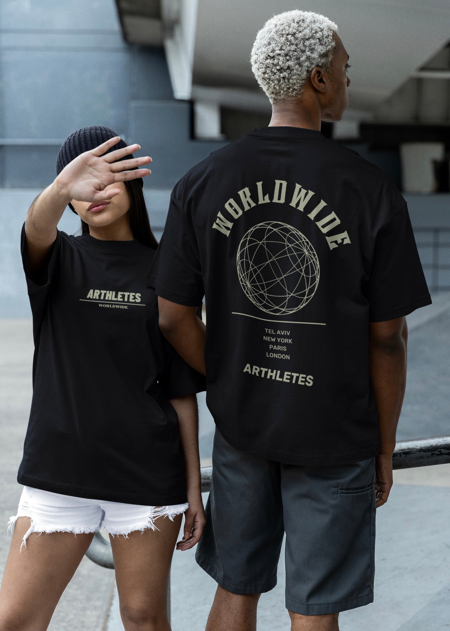 Worldwide oversize- Black