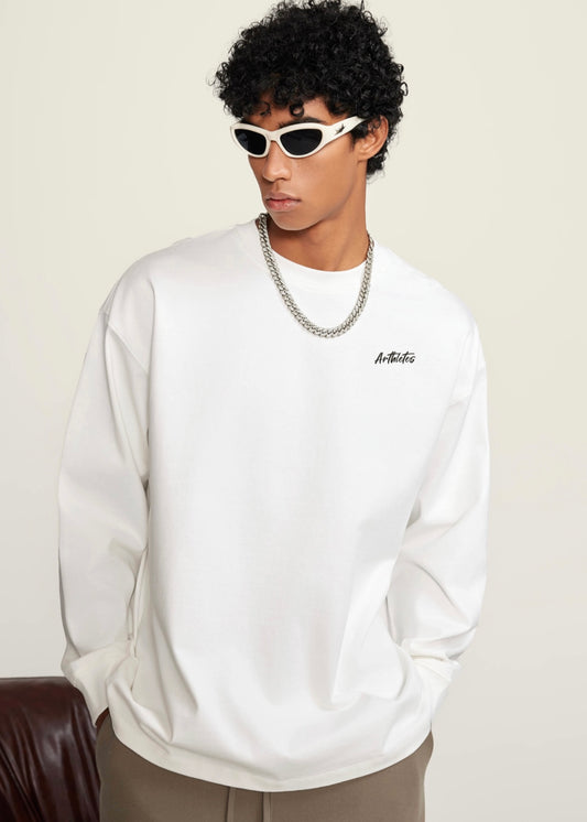 Arthletes PREMIUM long sleeves logo- off white