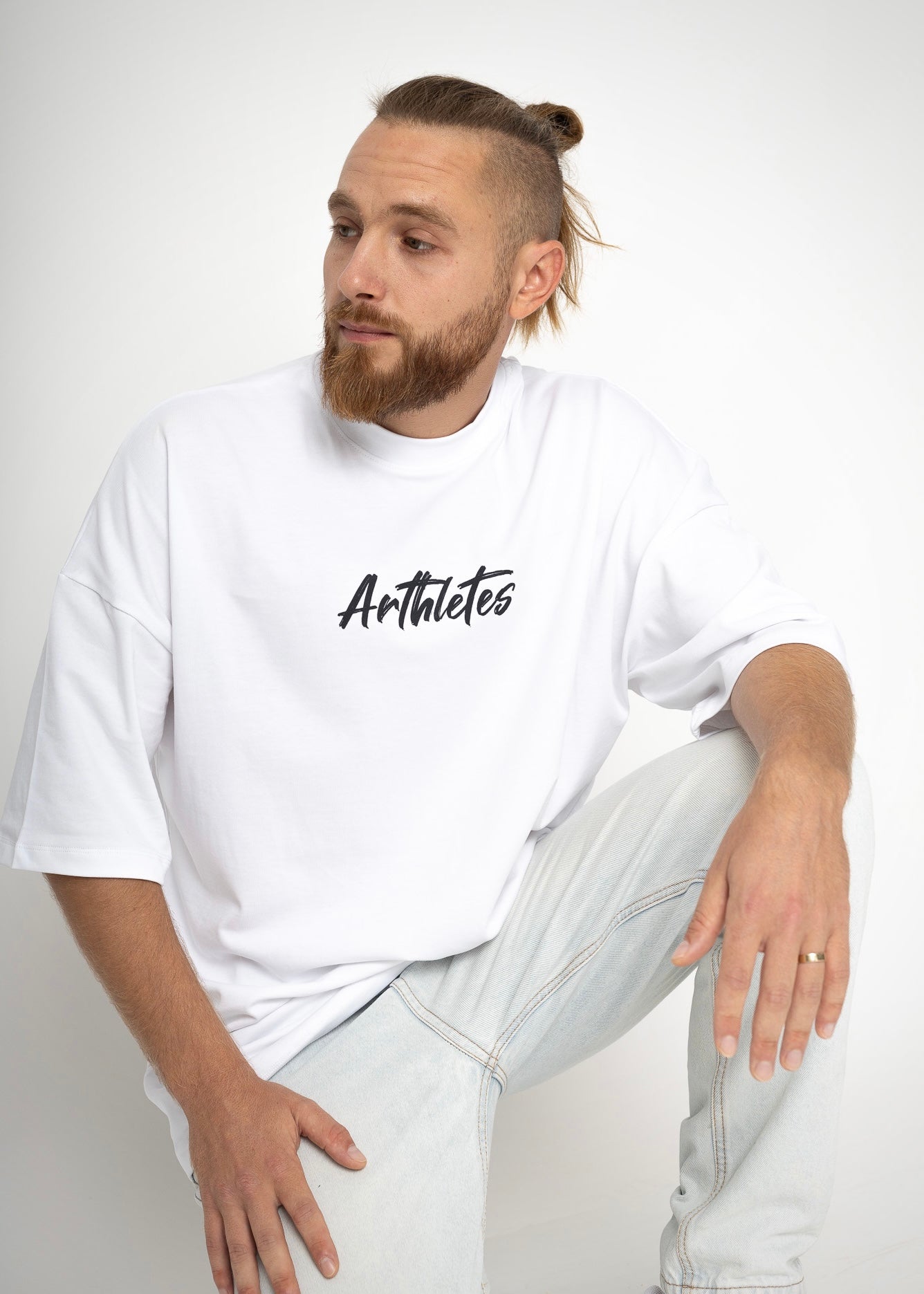 Arthletes basic oversize- White