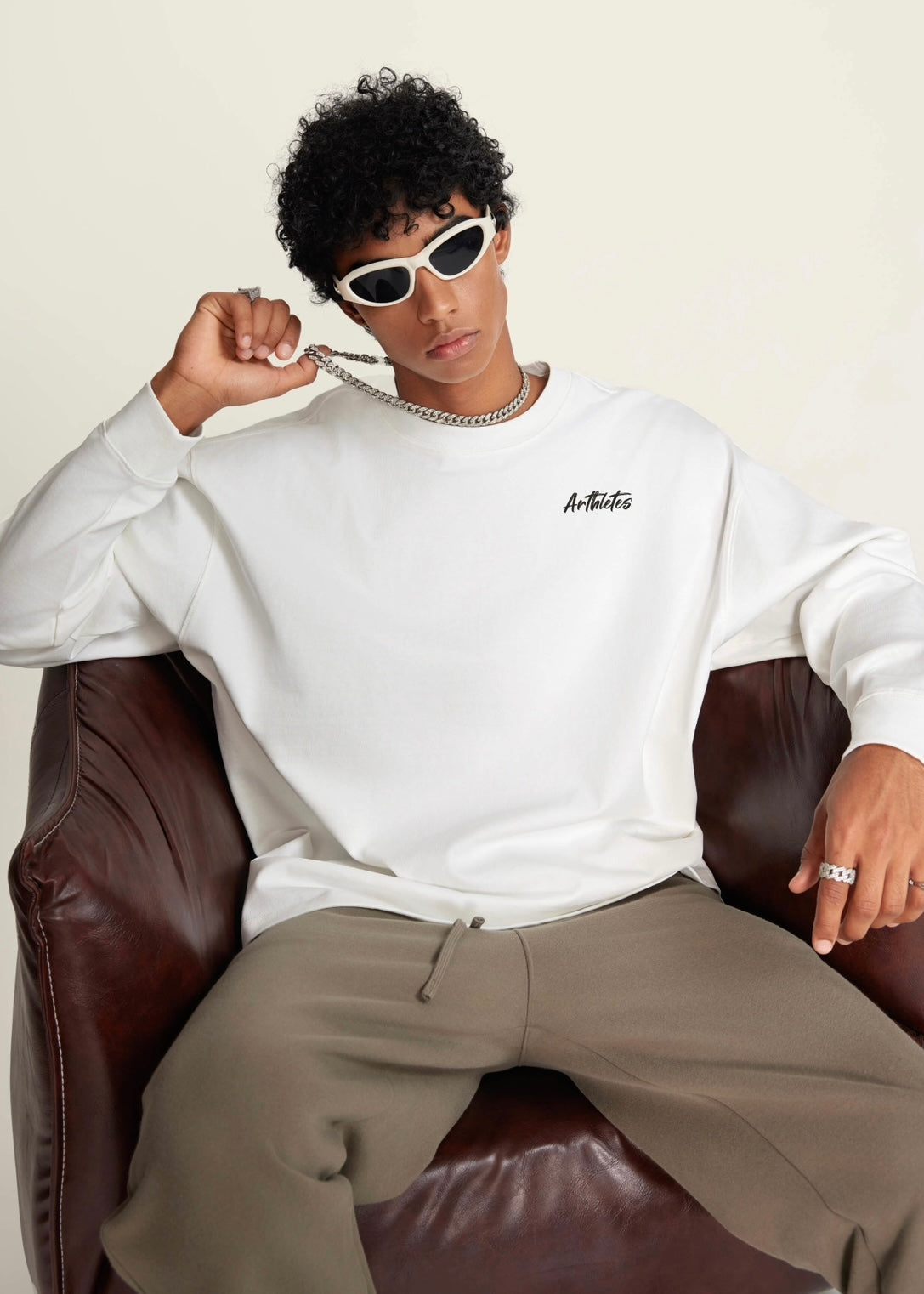Arthletes PREMIUM long sleeves logo- off white