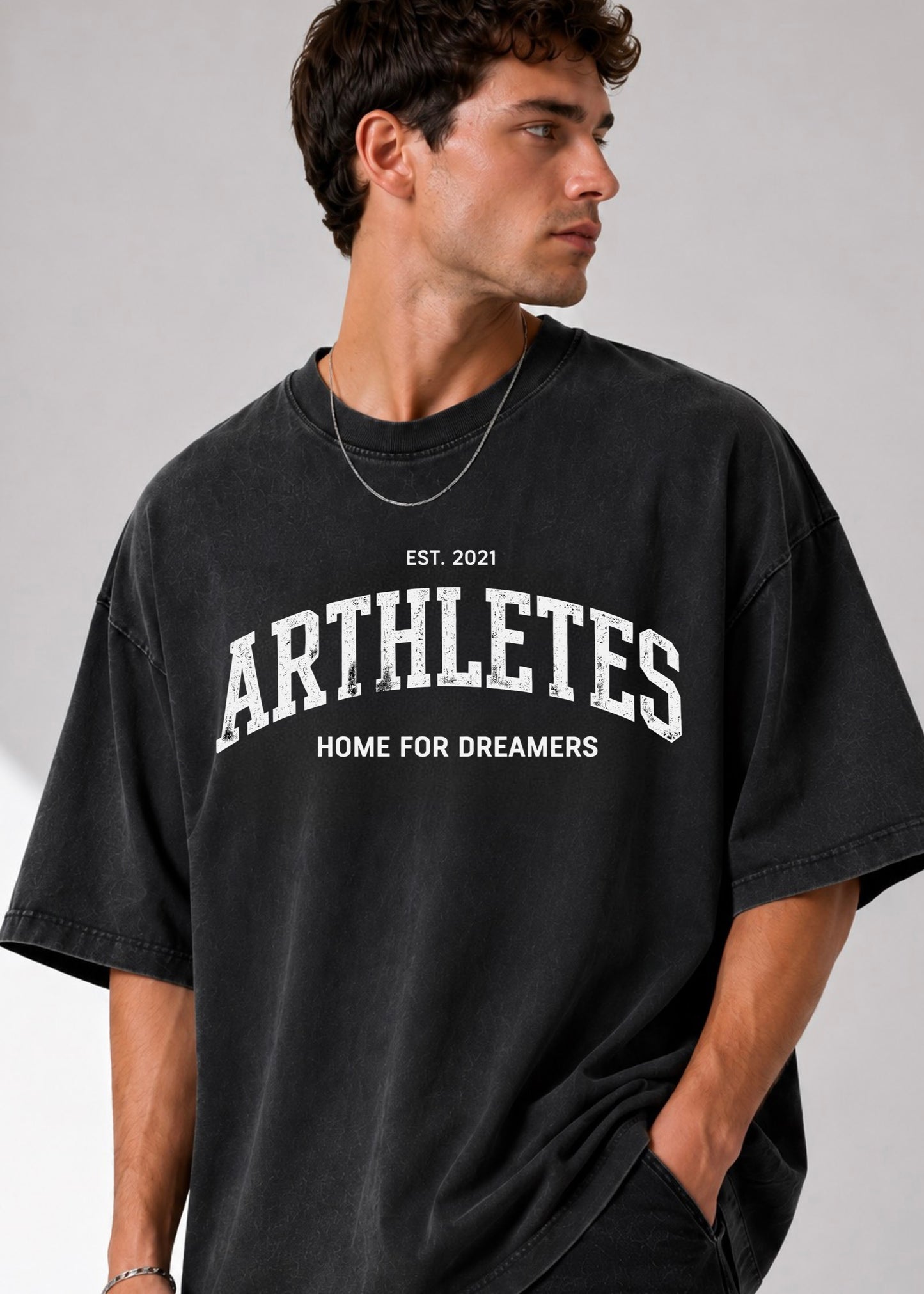 Arthletes Retro- washed black