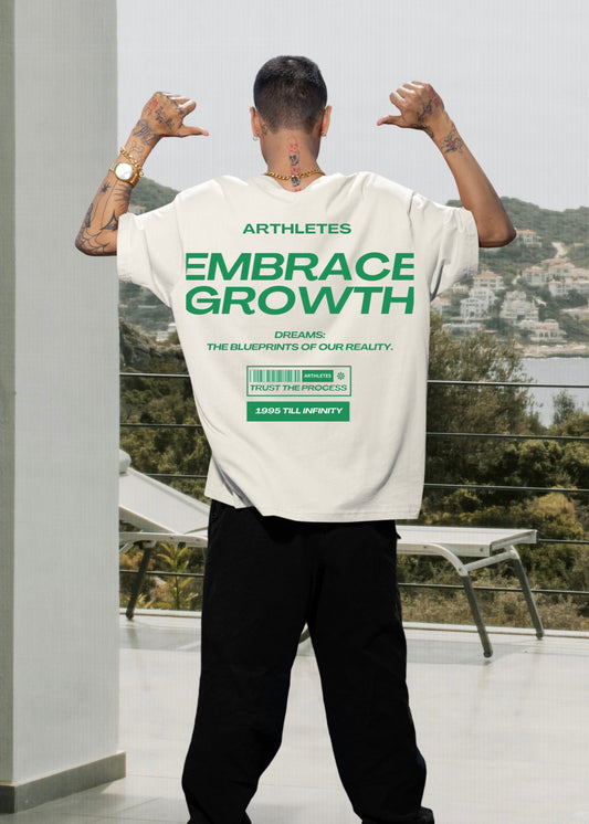 Embrace Growth- Off white