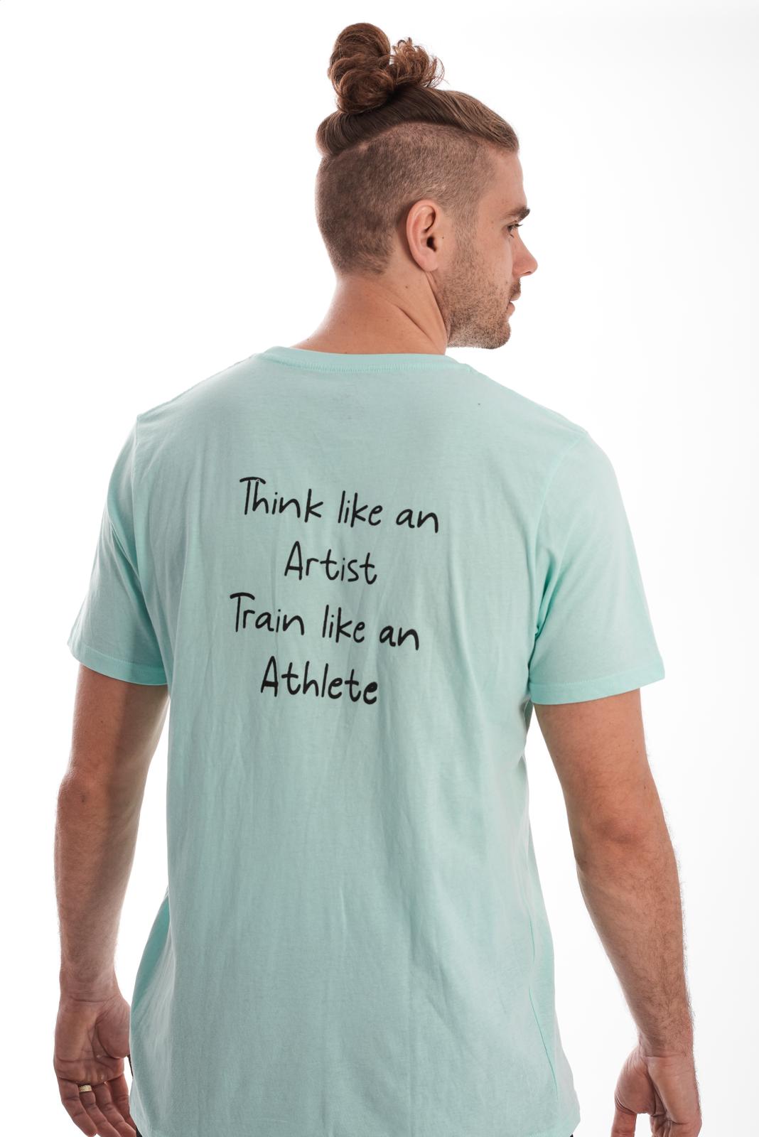 Arthletes Motto T-Shirt Turquoise