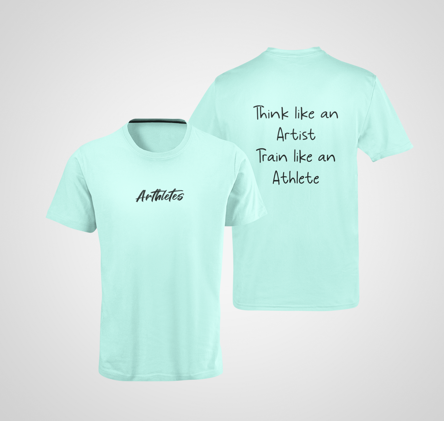 Arthletes Motto T-Shirt Turquoise