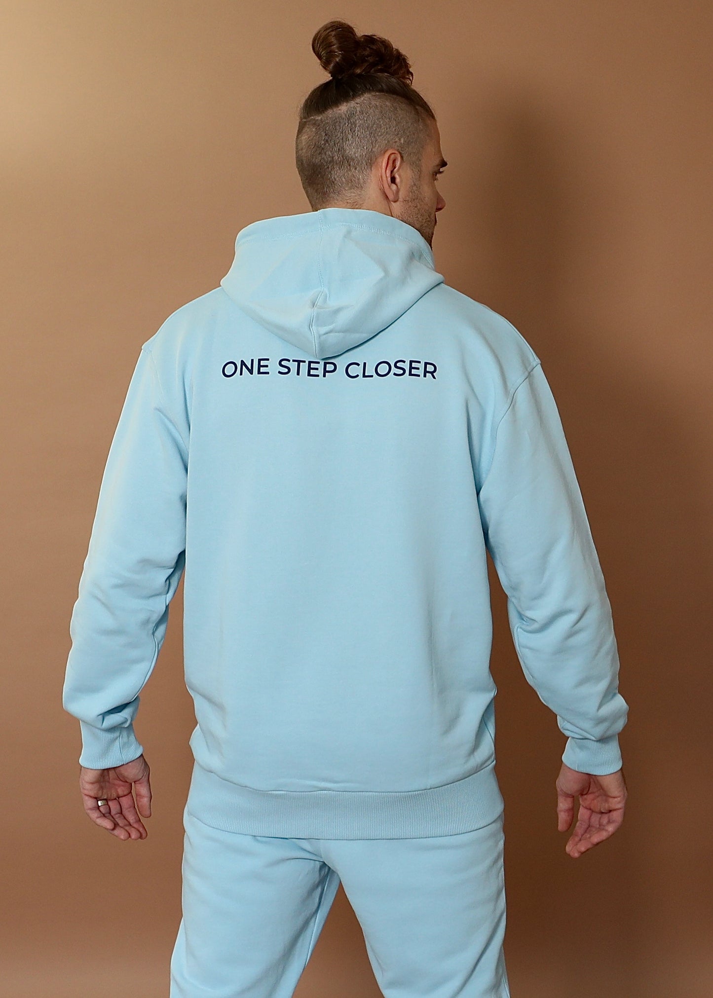ONE STEP CLOSER hoodie- Light blue