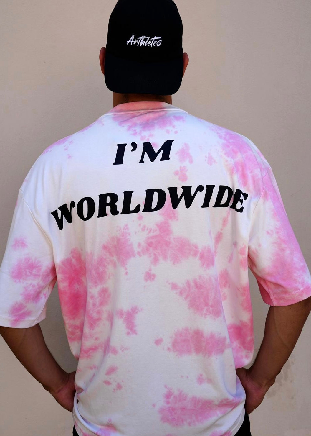 I’M WORLDWIDE Oversize White and -Pink