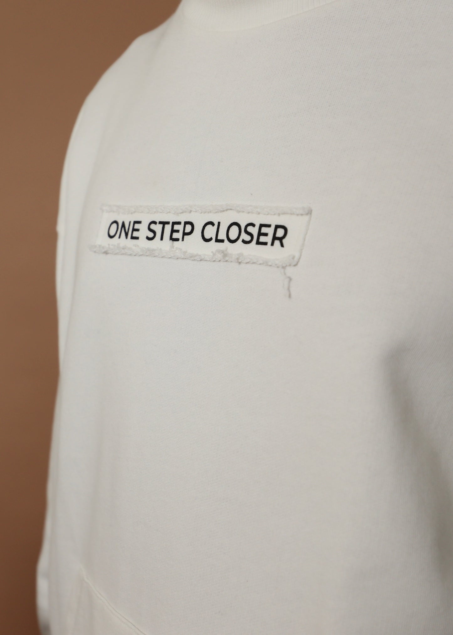 ONE STEP CLOSER oversize sweatshirt- white
