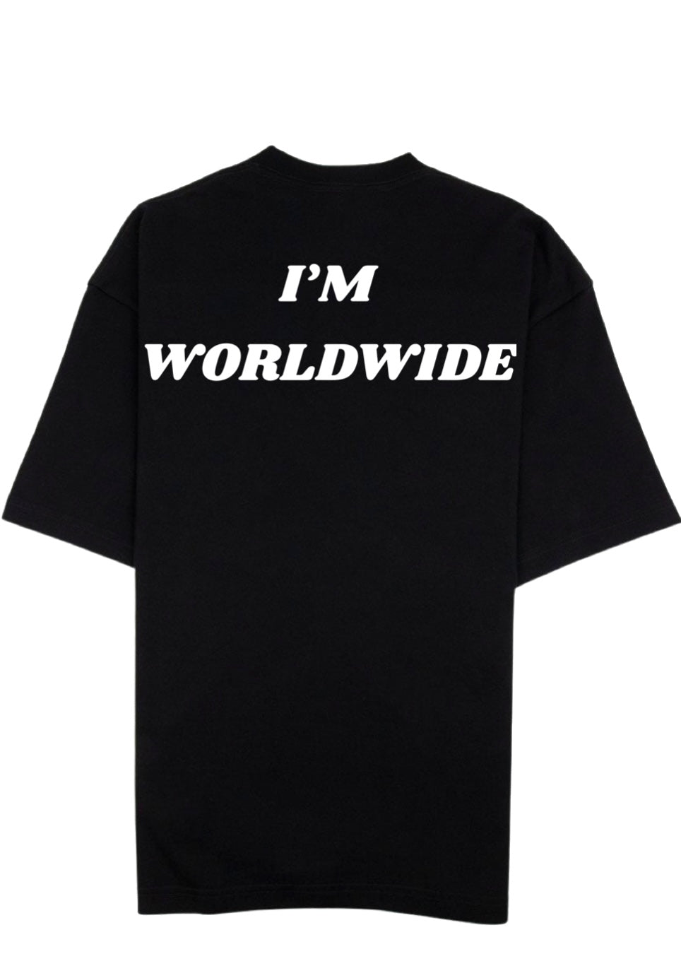 I‘M WORLDWIDE Oversize-Black